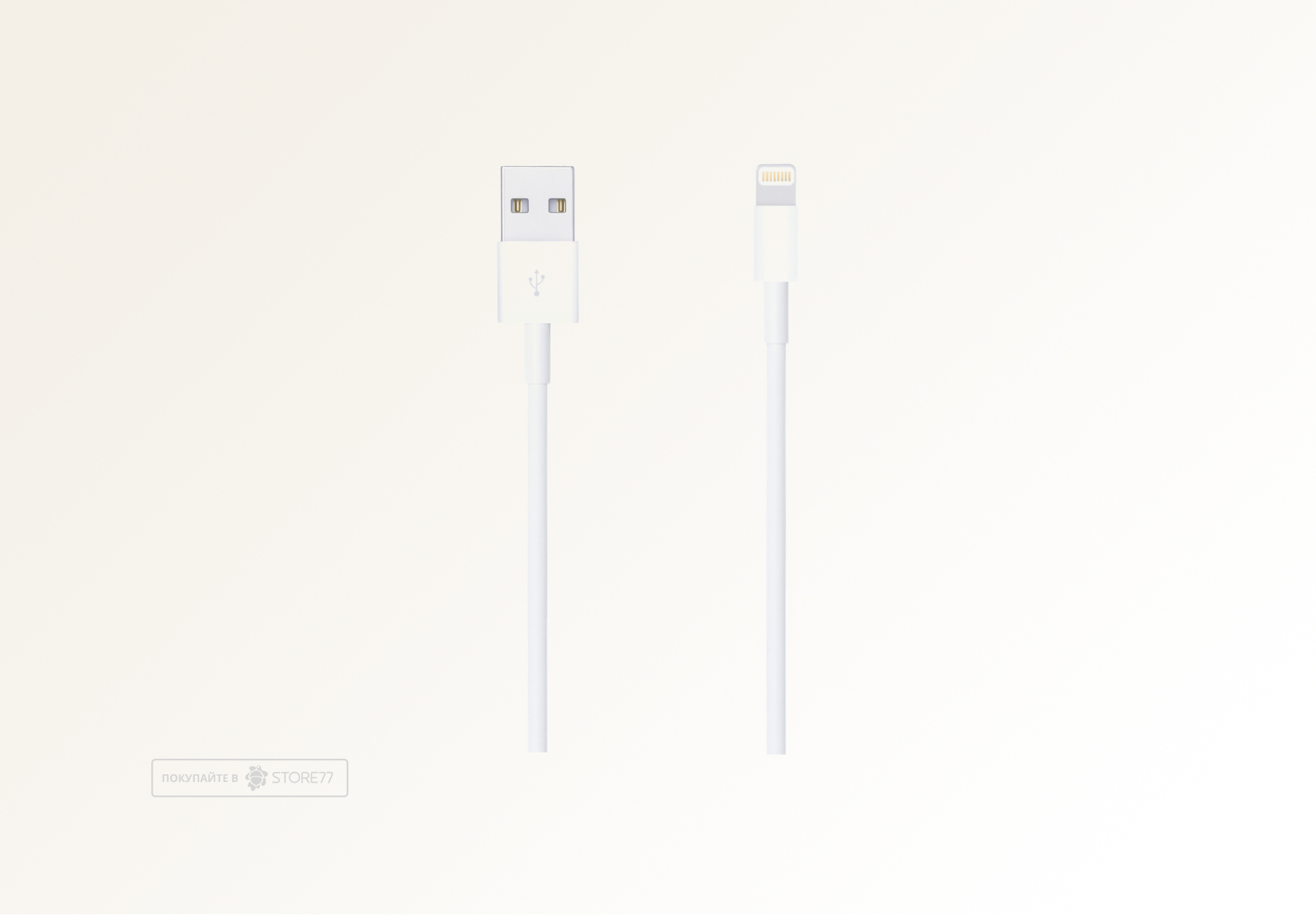 Кабель Apple USB-A - Lightning, 1.0 м (Белый)
