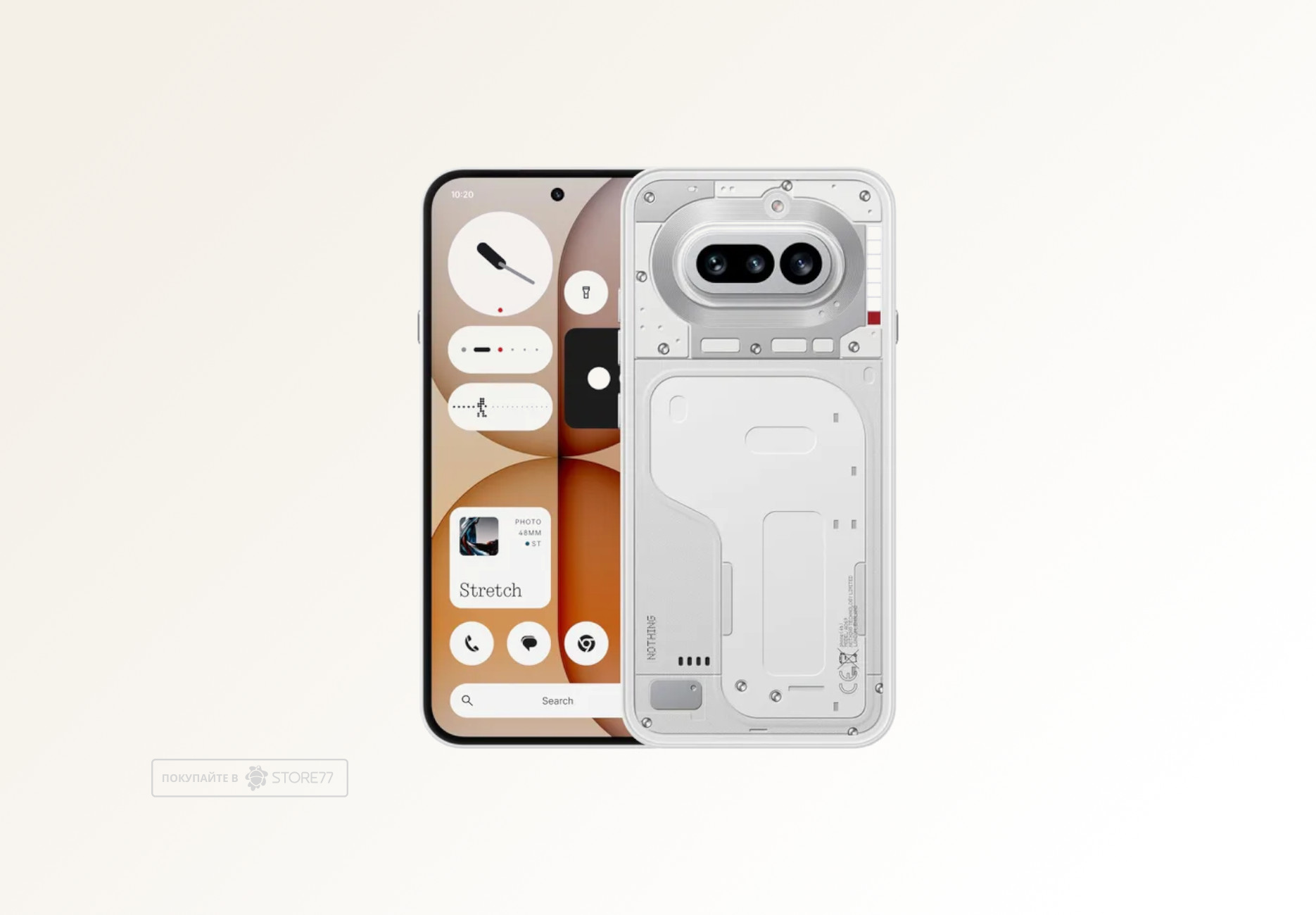 Телефон Nothing Phone (4a) 12/256 ГБ (Белый)